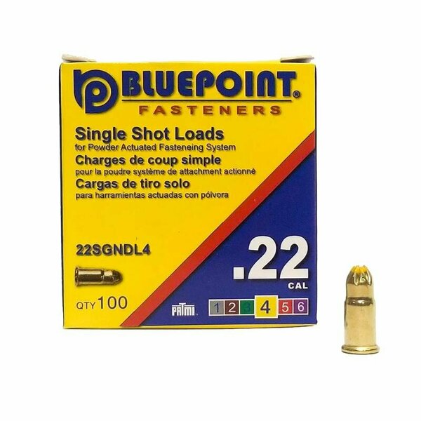 Blue Point POWDER LOADS 4 YELLOW .22in. 22SGNDL4